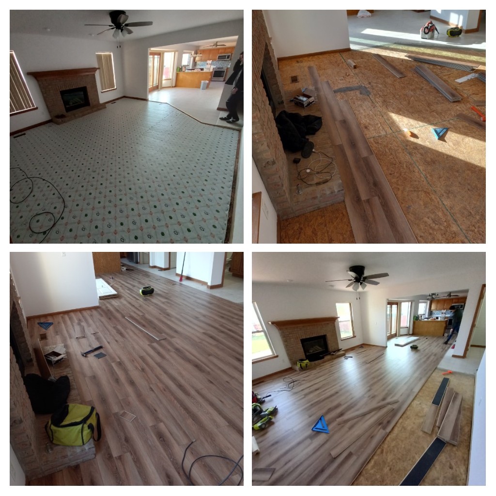 Flooring installed